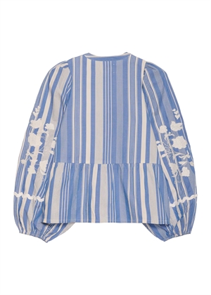 Juliane bluse Blue Stripes Sissel Edelbo 